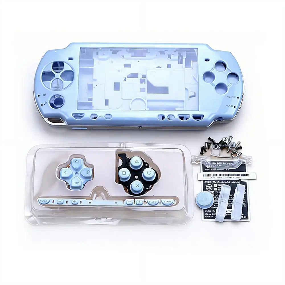 Komplettes Ersatzgehäuse DIY-Set mit Austauschabdeckung und Tasten für PSP 2000 Konsolen-Reparatur Image