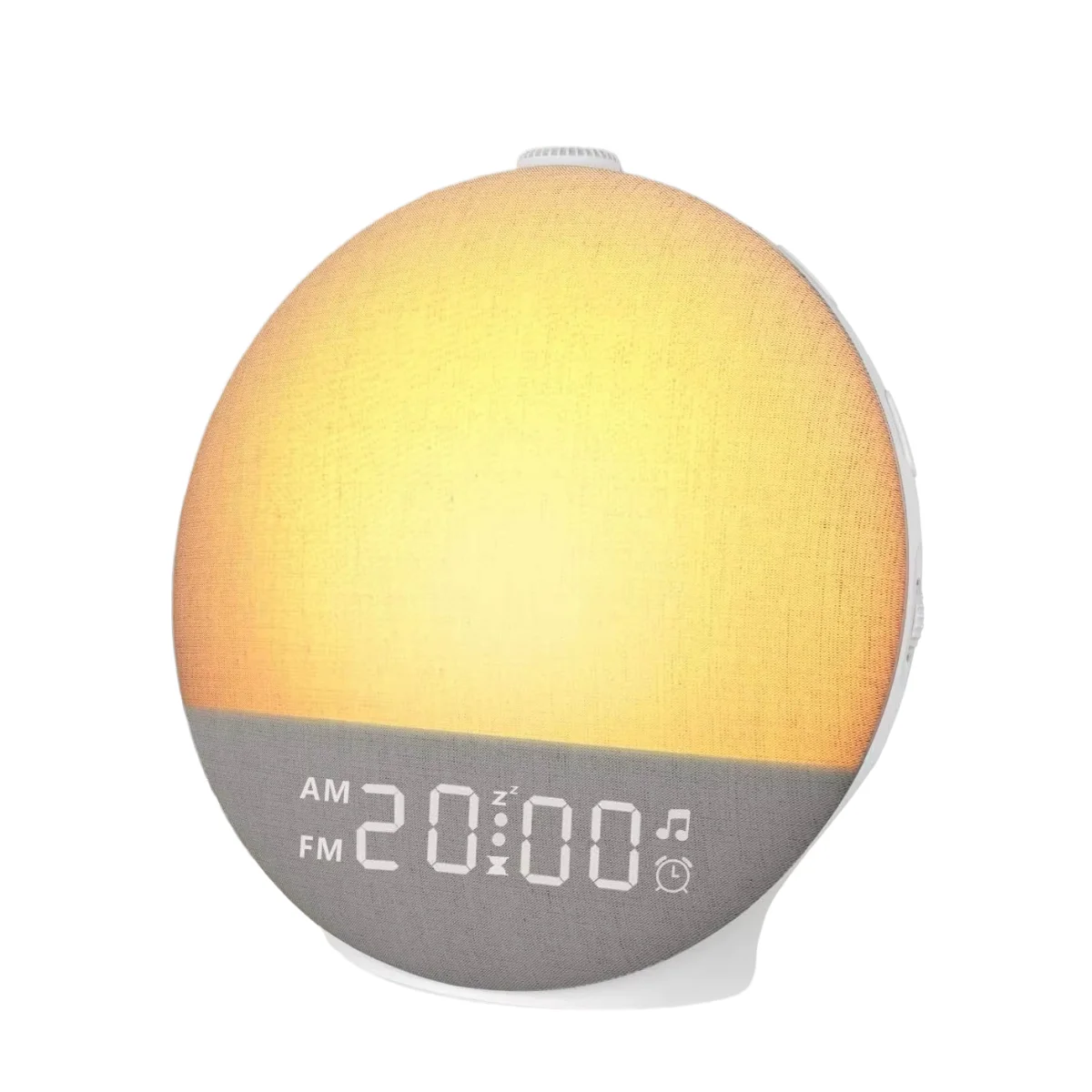Intelligentes Aufwachlicht Bluetooth-Lautsprecher Sonnenaufgang-Wecker Weißes Rauschen Geräuschmaschine mit 30 Beruhigenden Klängen für Tiefschläfer Geschenk Image