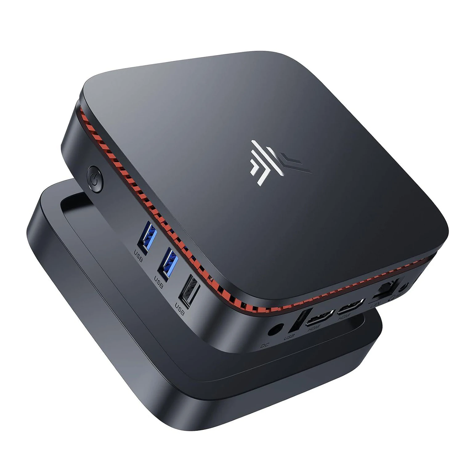 NIPOGI Mini-PC Intel Pentium Silver N5030 Prozessor 8GB LPDDR4 256GB M.2 2280 SSD Wifi5 BT4.2 BIS ZU 2TB Mini-PC Windows 11 Image
