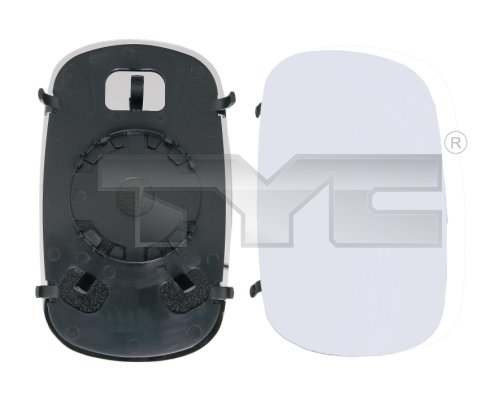 TYC Spiegelglas, Außenspiegel 30900551 beidseitig für Fiat