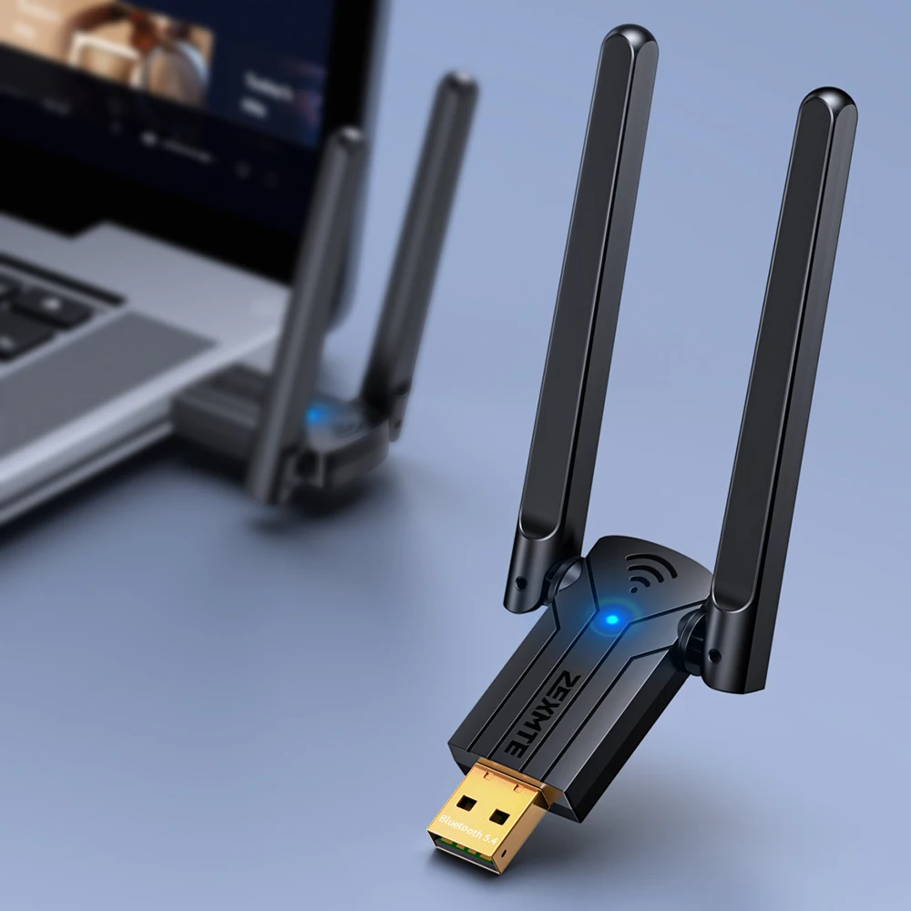 5.4 Bluetooth USB-Adapter 200M Langstrecken-Dongle für PC Kabellose Maus Tastatur Musik Audio Empfänger Sender Bluetooth Image