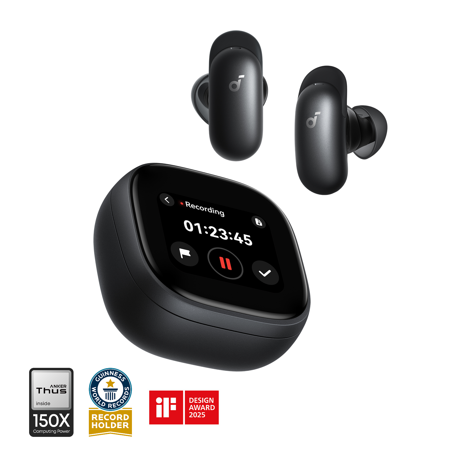 Liberty 5 Pro Max | Earbuds with AI Note-Taker Smart Case