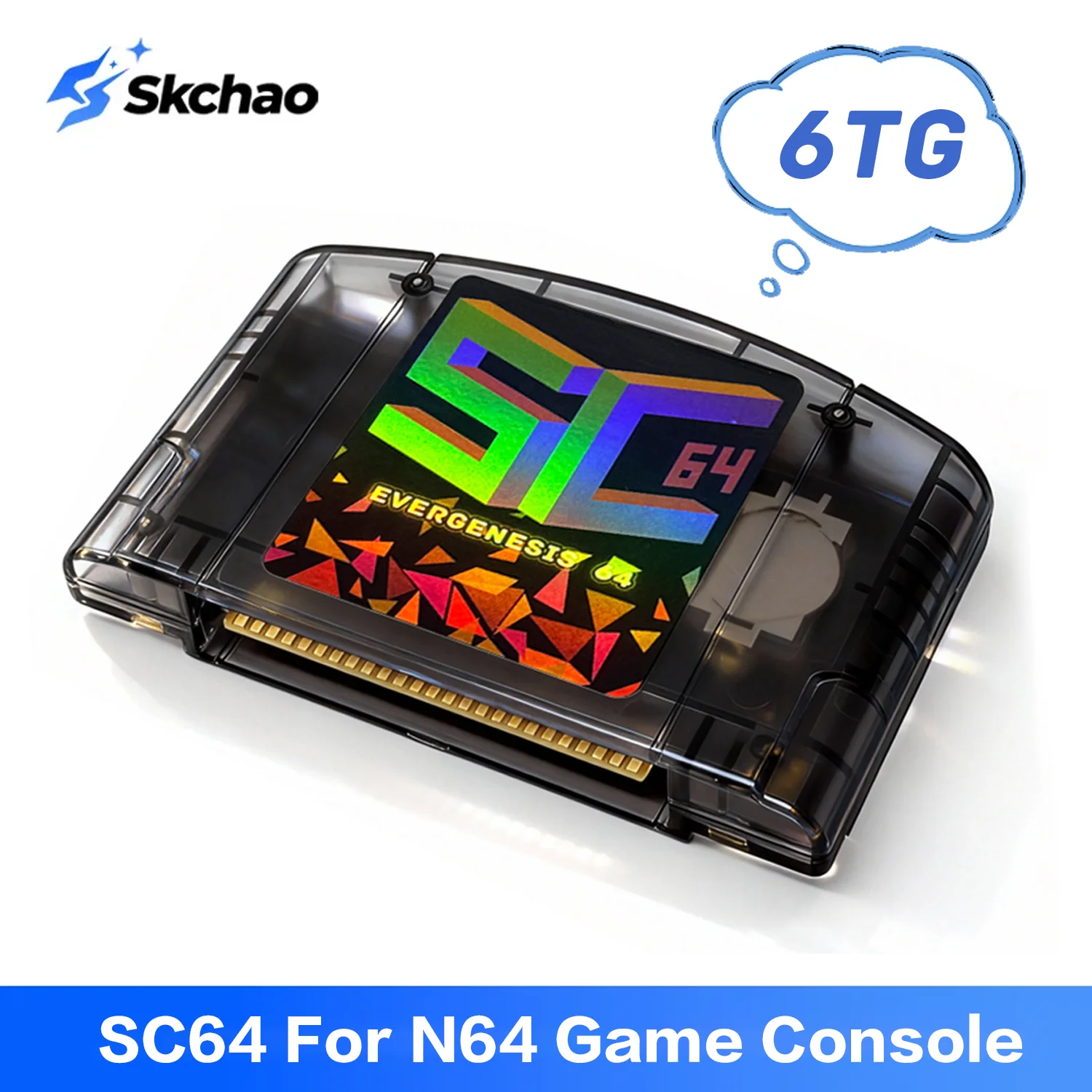 SC64 FlashCard Open Source 10000 in 1 N64 Game Cartridge For Nintendo 64 Video Game Console Compatibility N64/64DD/SNES/GB Games