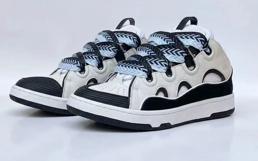 ‌ 2026 Top-Qualität LANVIN SPORT Damen Casual Sneakers Herren Plateau-Loafer Design Schuhe Bequemes Schuhwerk Größe 35-46
