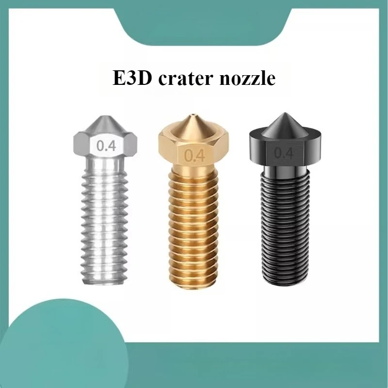 0,2/0,3/0,4/0,5/0,6/0,8/1,0/1,2mm 3D-Drucker Hotend Volcano Düse E3D M6-Gewinde für 1,75/3mm Filament Druckerdüsen-Upgrade-Kit Image
