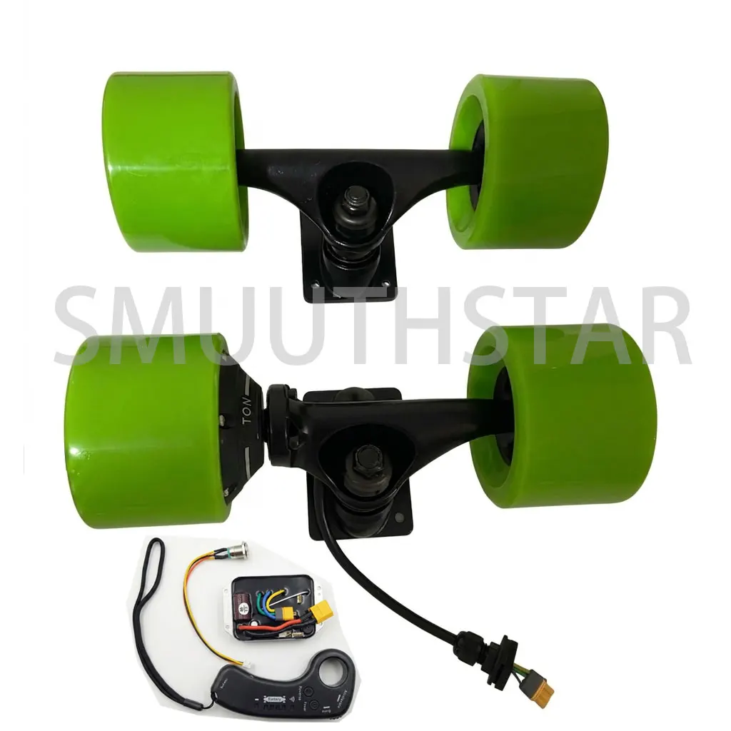 Einzelner Motorsatz für Elektro-Skateboard 83mm, angetrieben durch 10S 36V DIY bürstenlosen Nabenmotor-Kit für Longboard, verbessert, 400W Höchstgeschwindigkeit Image