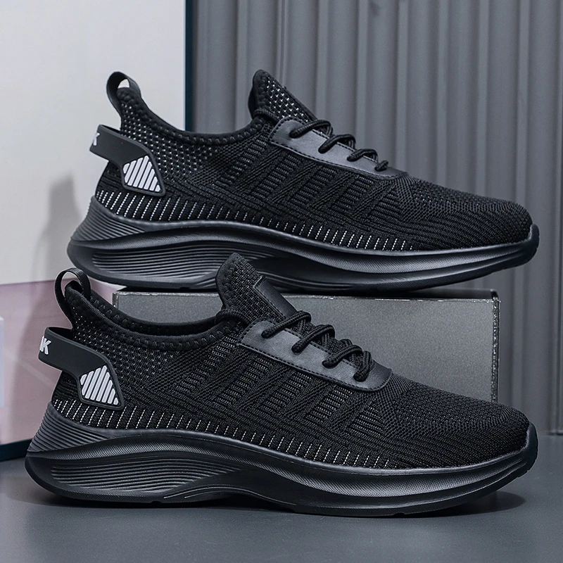 Men's shoes plus size 48 49 50 summer breathable flying mesh cloth shoes men's gym sports shoes light casual shoes walking shoes