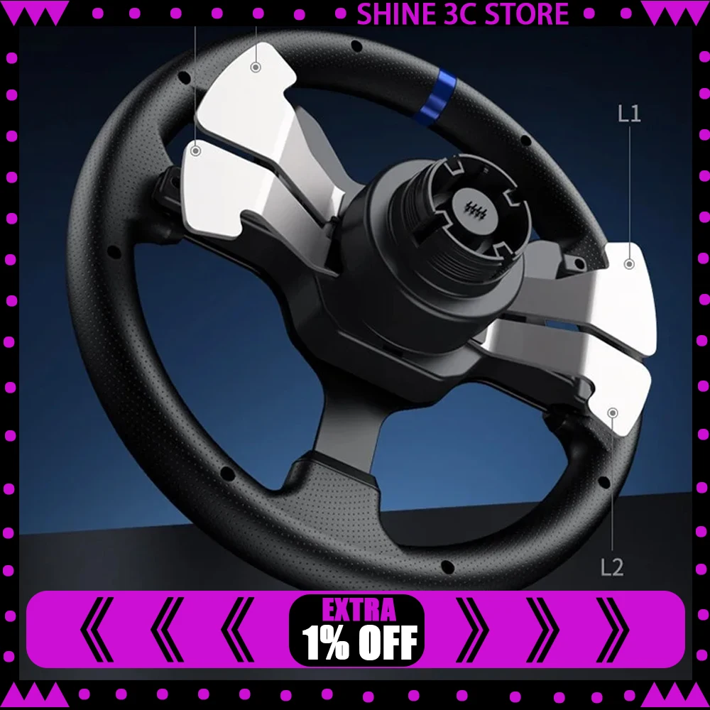 PXN V99 Racing Wheel Simulator Gaming Steering Wheel 3.2Nm Force Feedback For PC Windows 7/8/10/11,PS4,Xbox One,Xbox Series X/S
