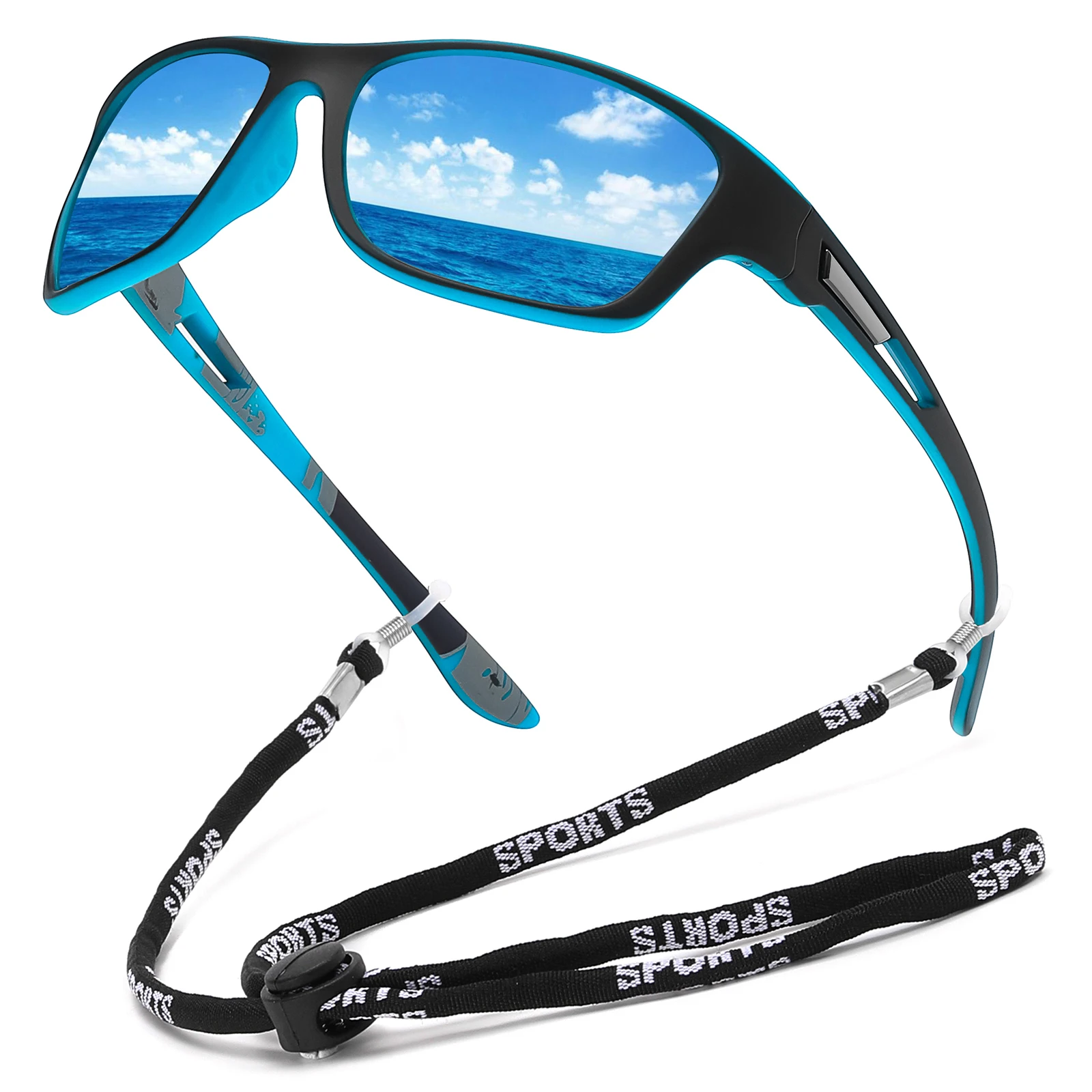 Occhiali da pesca polarizzati per uomo e donna, occhiali da sole per la guida, occhiali da sole da uomo, occhiali da sole da escursionismo, occhiali da sole da ciclismo, occhiali UV400