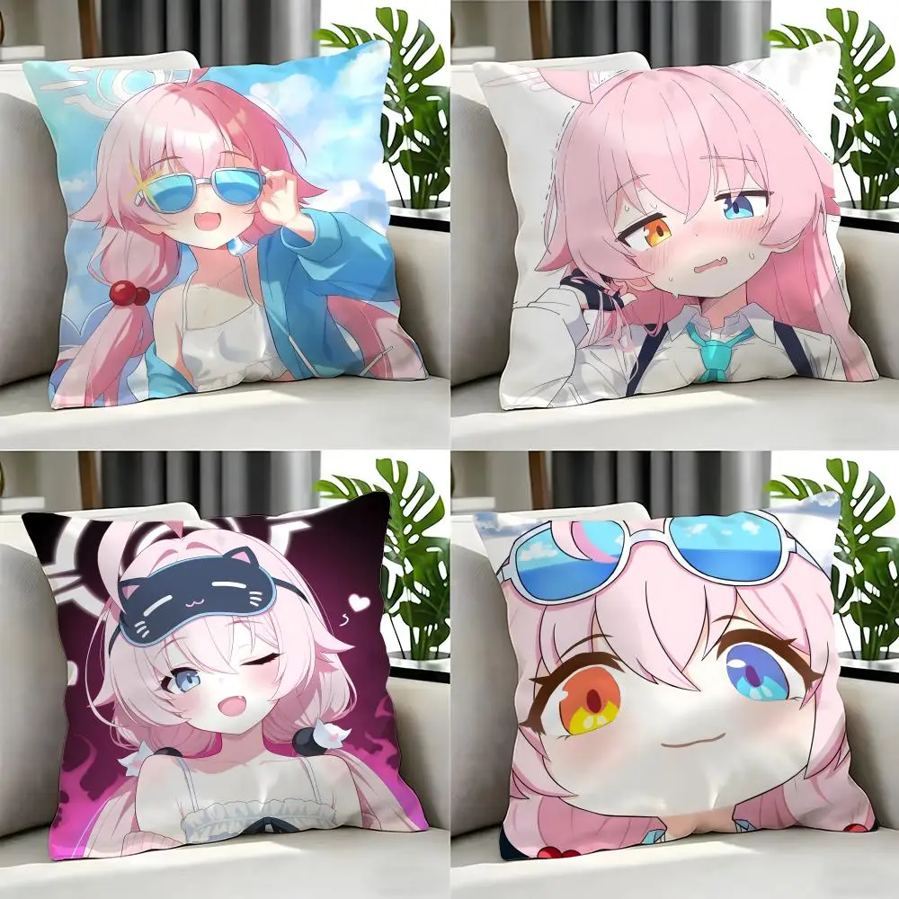 Game Takanashi Hoshino Kissenbezug, Kissenbezug-Set, 4-teilig, 50 x 50, 45 x 45, 40 x 40, Kissenbezug, dekorativ, für Sofa, Heimdekoration