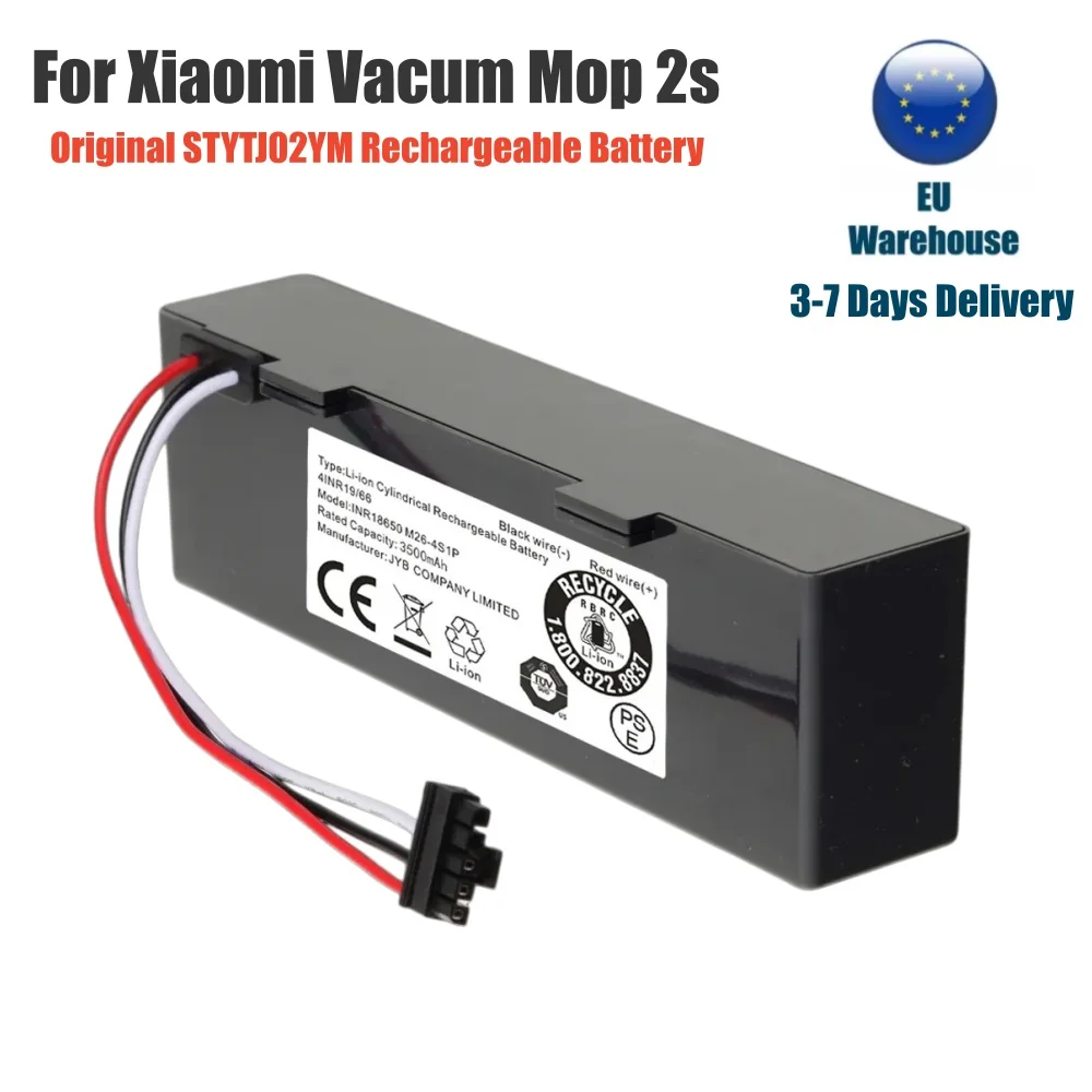 14,8V 3500mAh Staubsauger-Akku STYTJ02YM für Xiaomi Mop Pro P/2S/S12 Yunmi MVVC01 Haier JX37 Wyze WVCR200S Image