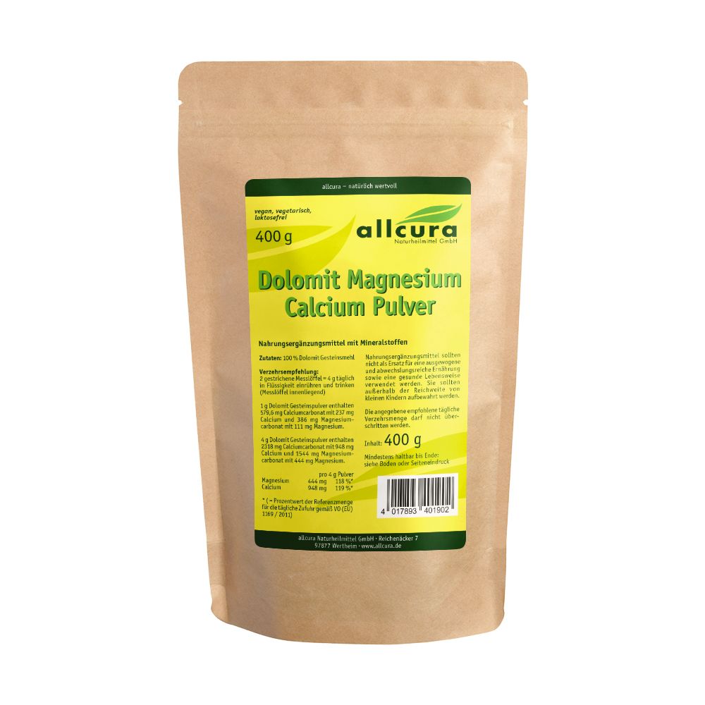 Dolomit Magnesium Calcium Pulver 400 g