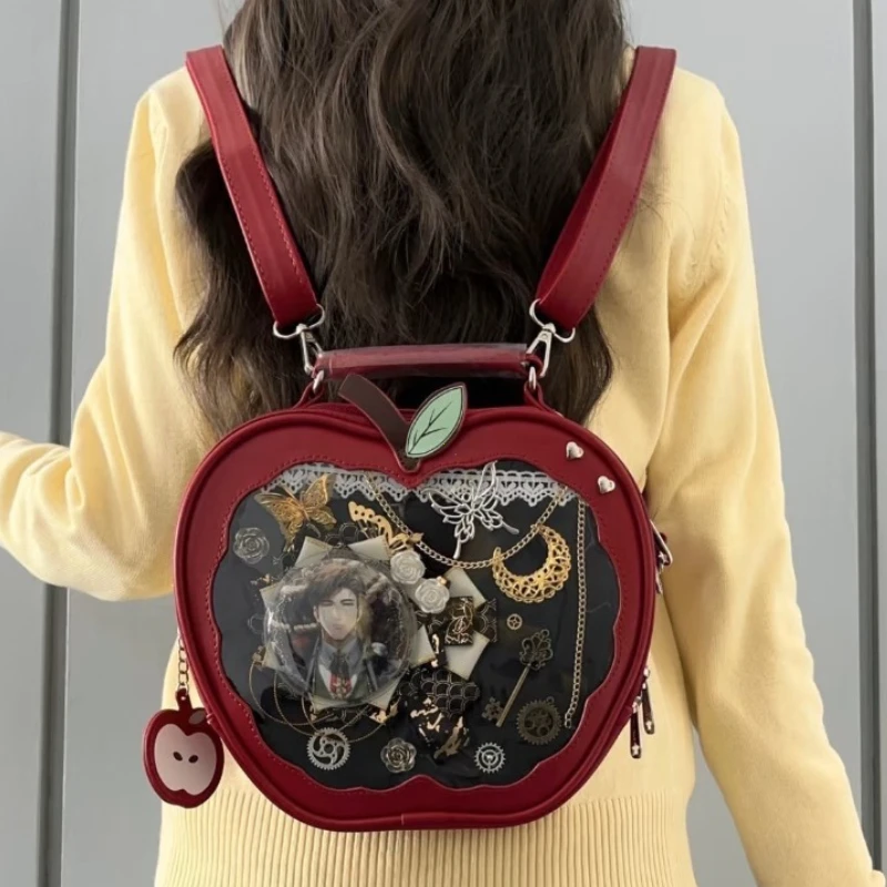 Neue Mädchen Harajuku Nische Design Apple Umhängetasche Handtasche Süßer Stil Niedliche Ulzzang Ita Tasche Y2K Rucksack Adrette ItaBag Image