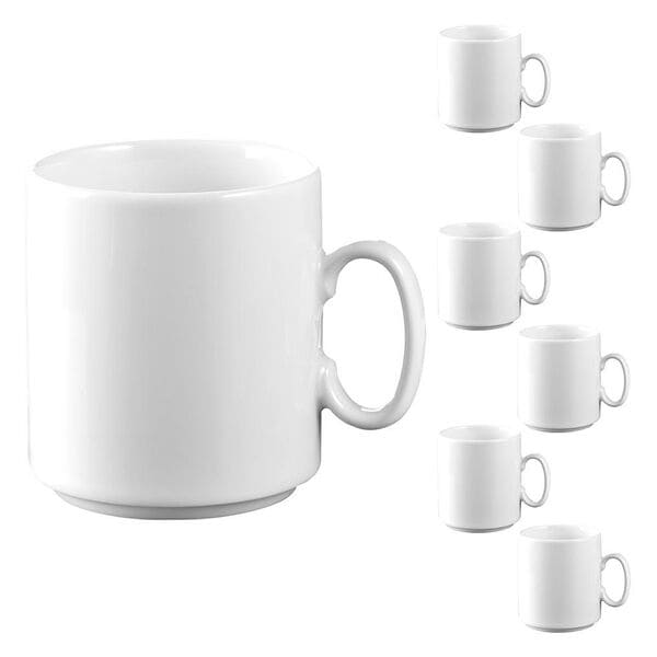 Esmeyer Kaffeebecher »Diane« weiß, 8.1x8.9x8.1 cm