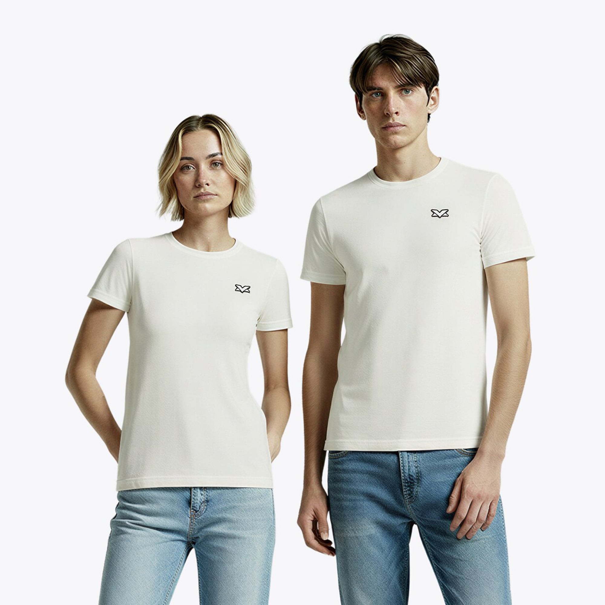 T-Shirt Essentiel MV Official - Blanc - Homme Taille: 4XL