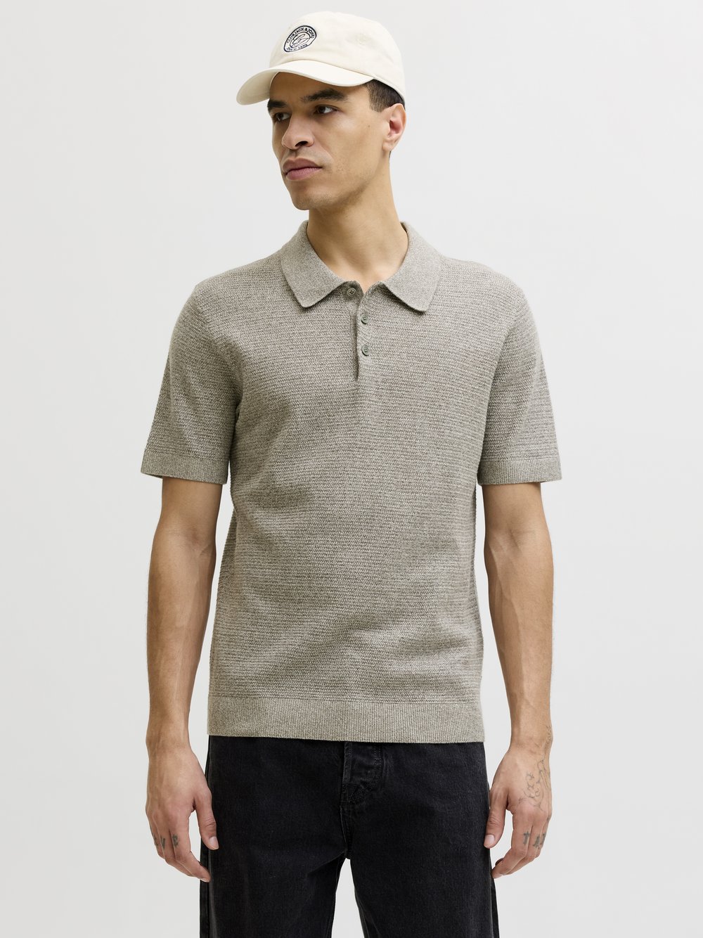 Jack & Jones Poloshirt Herren melange, S Image