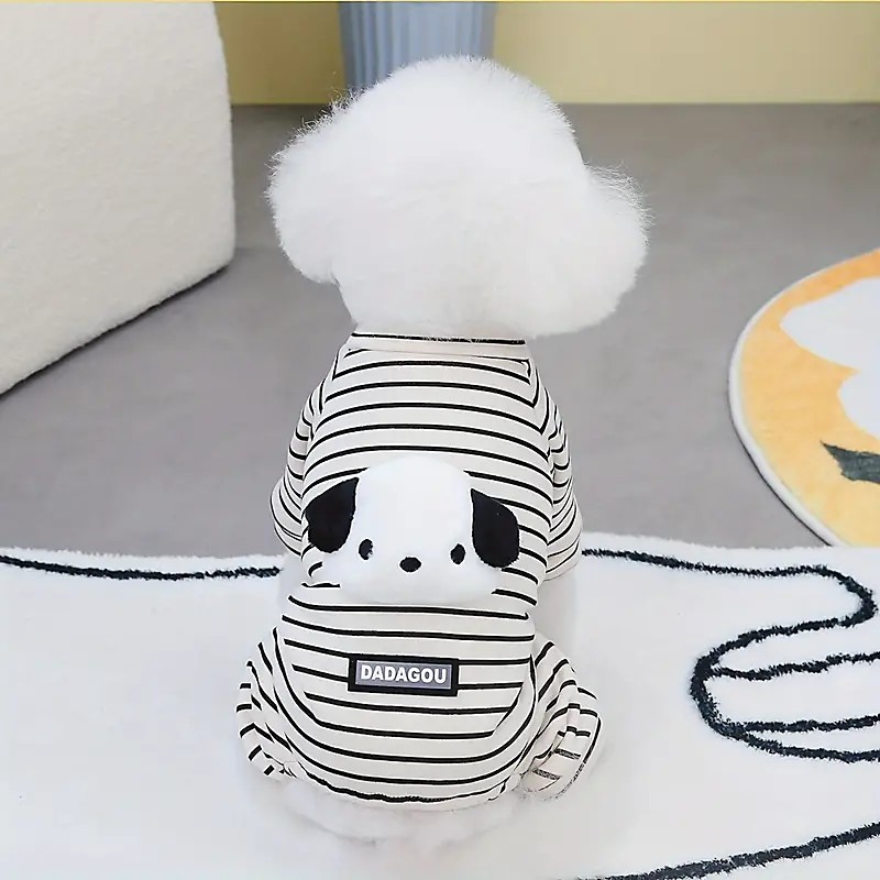 Dog Cat Sweatshirt Fashion Casual Winter Breathable Soft Washable Comfortable Outdoor Casual Daily Dog Clothing for Bichon Frise Pomeranian Baby Pet Papillon Small