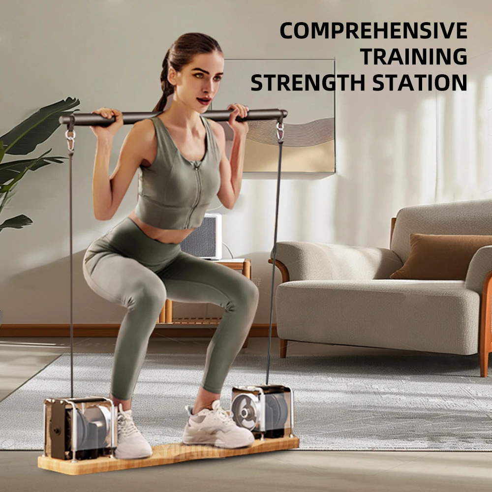 Home Fitness Power Pump Multifunktionale Kraftstation Spannseil Trainingsgeräte für Sport und Fitness