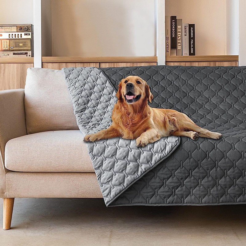 Waterproof Pet Sofa Cover Double Sided Fur Resistant Couch Protector Non Stick Pet Hair Furniture Cover for Dogs Cats Washable
