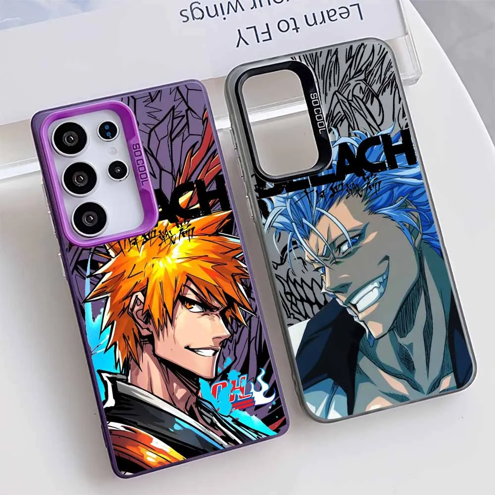 Kurosaki Ichigo Bleach für Samsung Galaxy S26 S25 Edge S24 S23 S22 S21 S20 FE Ultra Plus Bunte Hülle Funda Weiche Handyhülle Image