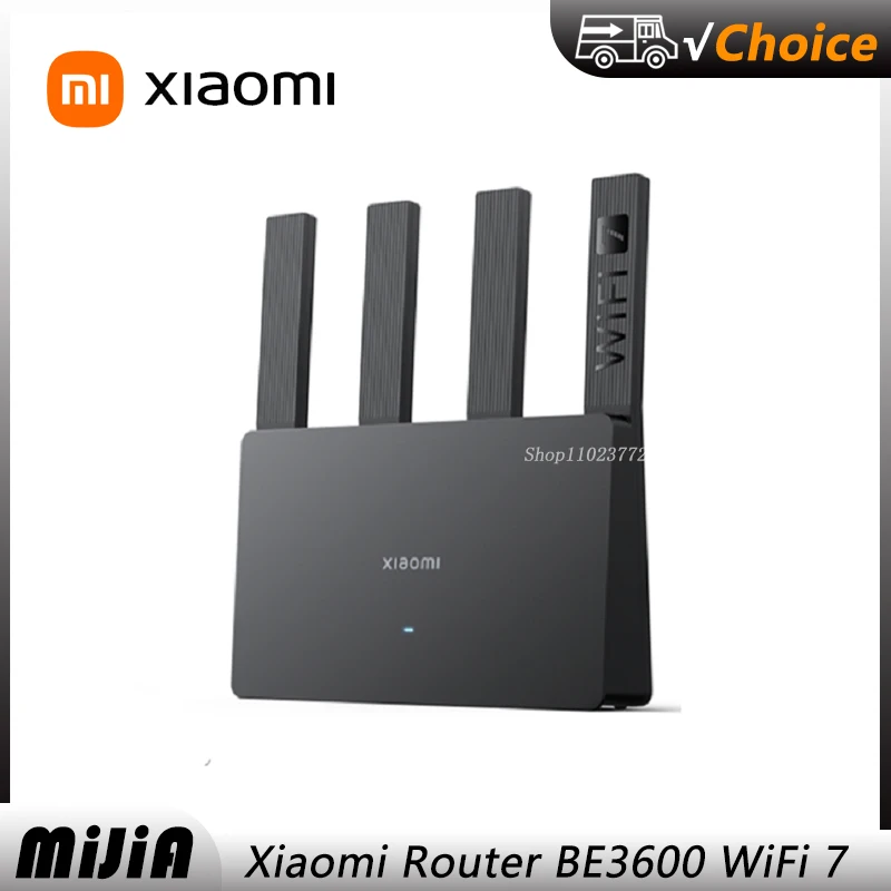 Xiaomi WiFi 7 Router BE3600 3570Mbps MLO Dual-Band Aggregation Dual WAN LAN Gaming-Beschleunigung Mesh-Netzwerk Repeater Extender Image