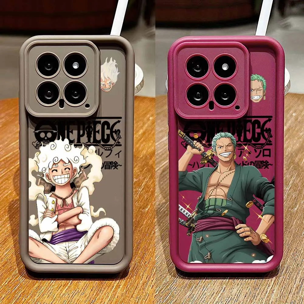 Heißer Verkauf: One Piece Luffy Hüllen für Xiaomi Mi 17 15T 14T POCO F8 X7 M8 Redmi 15C 14C Note 15 14 Pro Plus Ultra – Augen-Ladder-Design Image