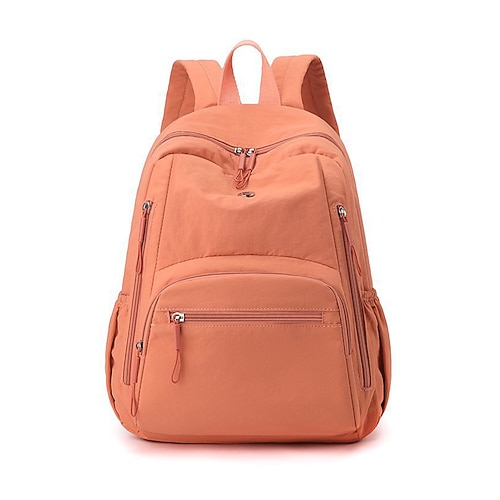 Zaino da donna impermeabile in poliestere, disponibile in vari colori, capiente con numerose tasche, spallacci regolabili, ideale per la scuola superiore. studenti universitari, ritorno a scuola,