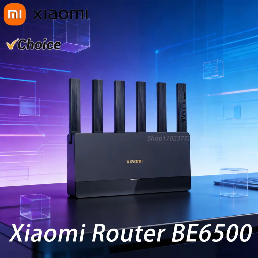 NEUER Xiaomi Router BE6500 Wi-Fi 7 4-Kern 2,5G Ethernet-Anschluss IoT Intelligente Verknüpfung Mesh-Netzwerk MLO Dual-Band Mijia APP ﻿ Image