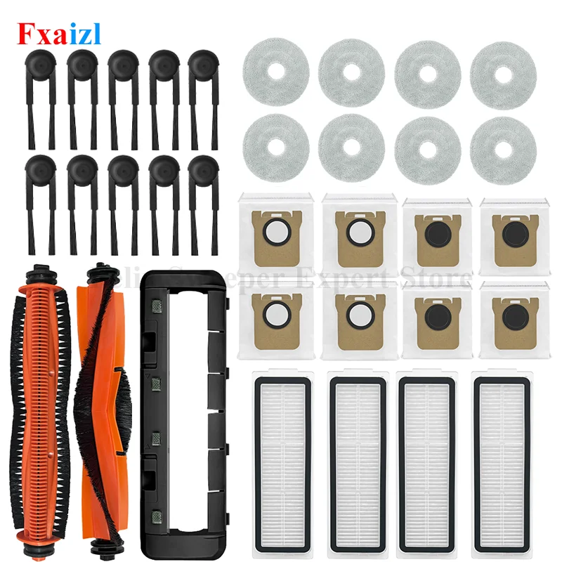Zubehör für (Xiaomi Mijia 5 PRO / OV21CN) Roboter-Staubsauger, Tricut-Bürste, Hauptseitenbürste, HEPA-Filter, Mopptuch, Staubbeutel Image