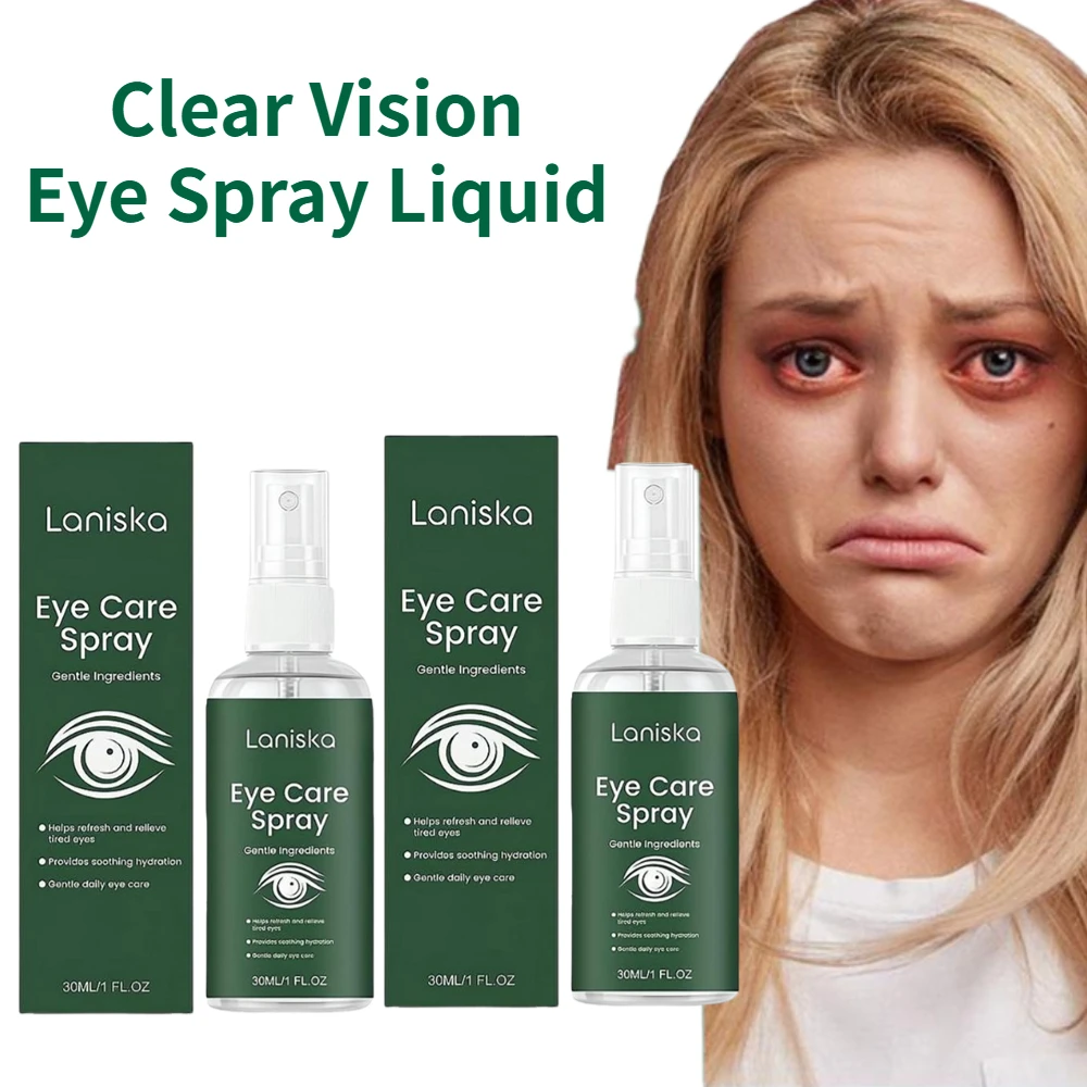 30ml Augen-Entspannungsspray, Schnelle Linderung von Augenbeschwerden, Reduzierung von Müdigkeit, Verbesserung von verschwommenem Sehvermögen, Feuchtigkeitsspendende und erfrischende Augenpflege Image