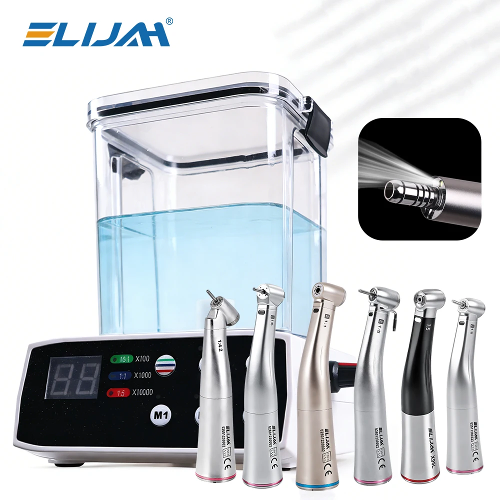 Elektrischer Dental-Mikromotor, bürstenlos, LED, mit Wassertank, Mikromotor-Handstück, Zahnarztbedarf, Laborgerät Image