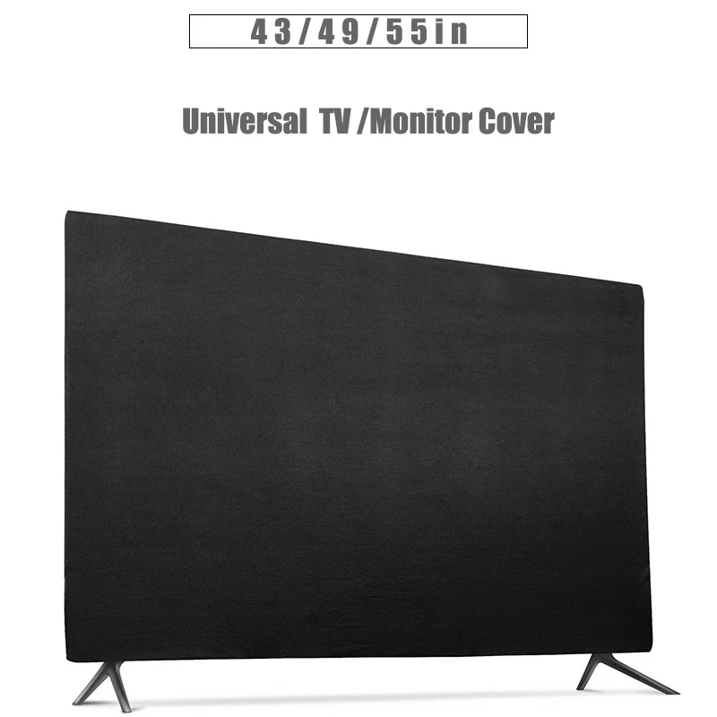 Universal TV Computer Monitor Staubdichte Abdeckung Hängen Abdeckung 43/49/55 zoll Elastische Tuch Flüssigkeit Kristall Desktop Staub Abdeckung Image