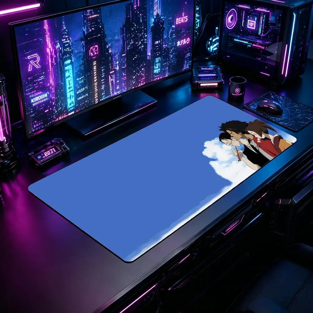 Gaming-Mauspad SSamurai Champloo Mauspad XXL Große Schreibtischunterlage Rutschfeste Gummi-Extended-Mausmatte für PC-Laptop-Setup Image