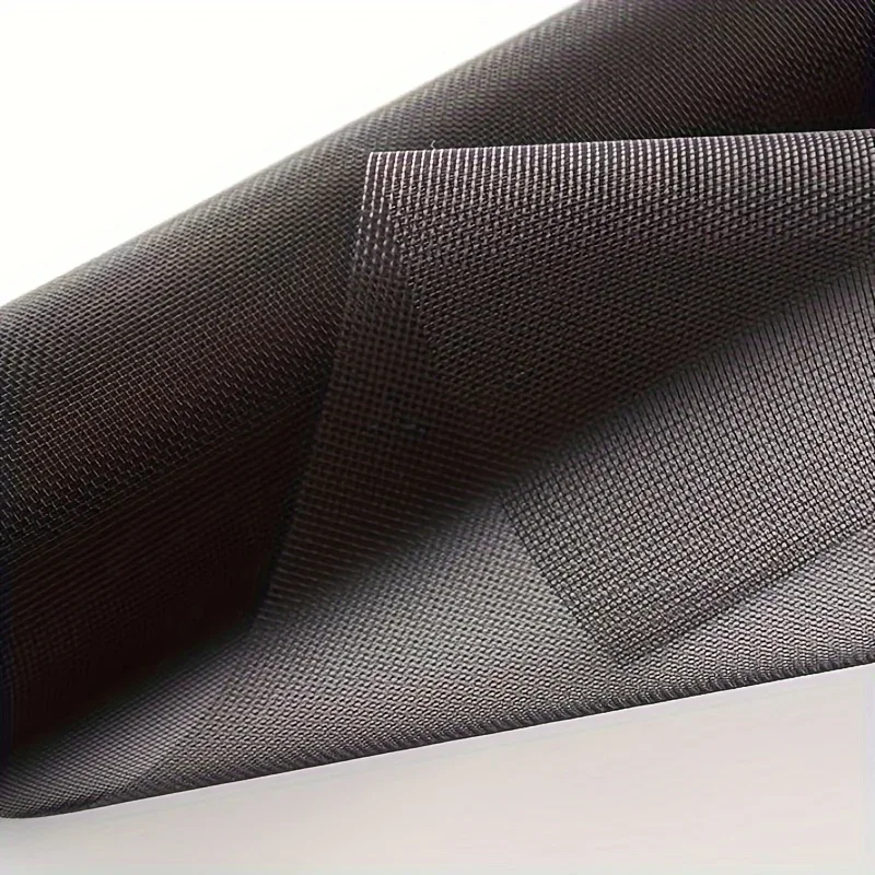 Schwarzes DIY-Fenstergitter Flammhemmend und Wasserdicht Mückensicheres Langes Fenstergitter Fenster-Mückennetz Fliegengitter