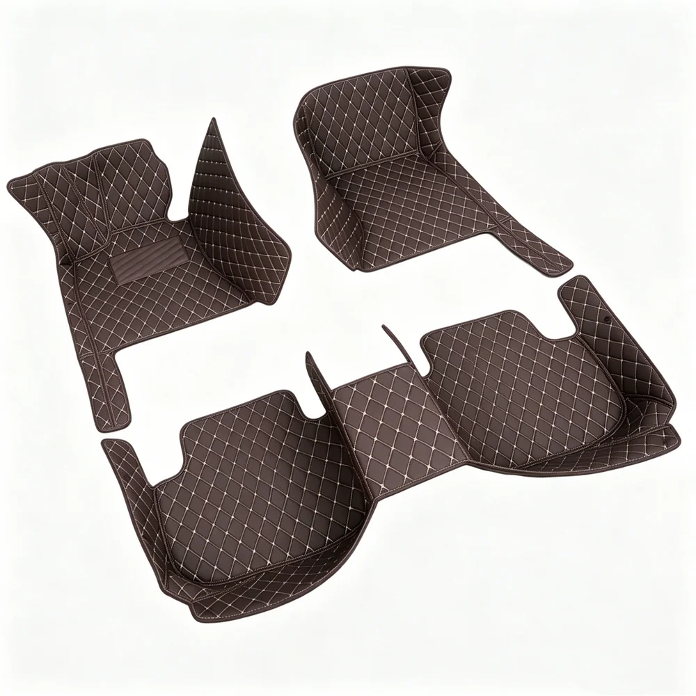 Tapis de sol de voiture sur mesure pour BMW Série 3 Break Typ E91 2005-2012, 5 places, imperméables, antidérapants, toutes saisons, résistants à l