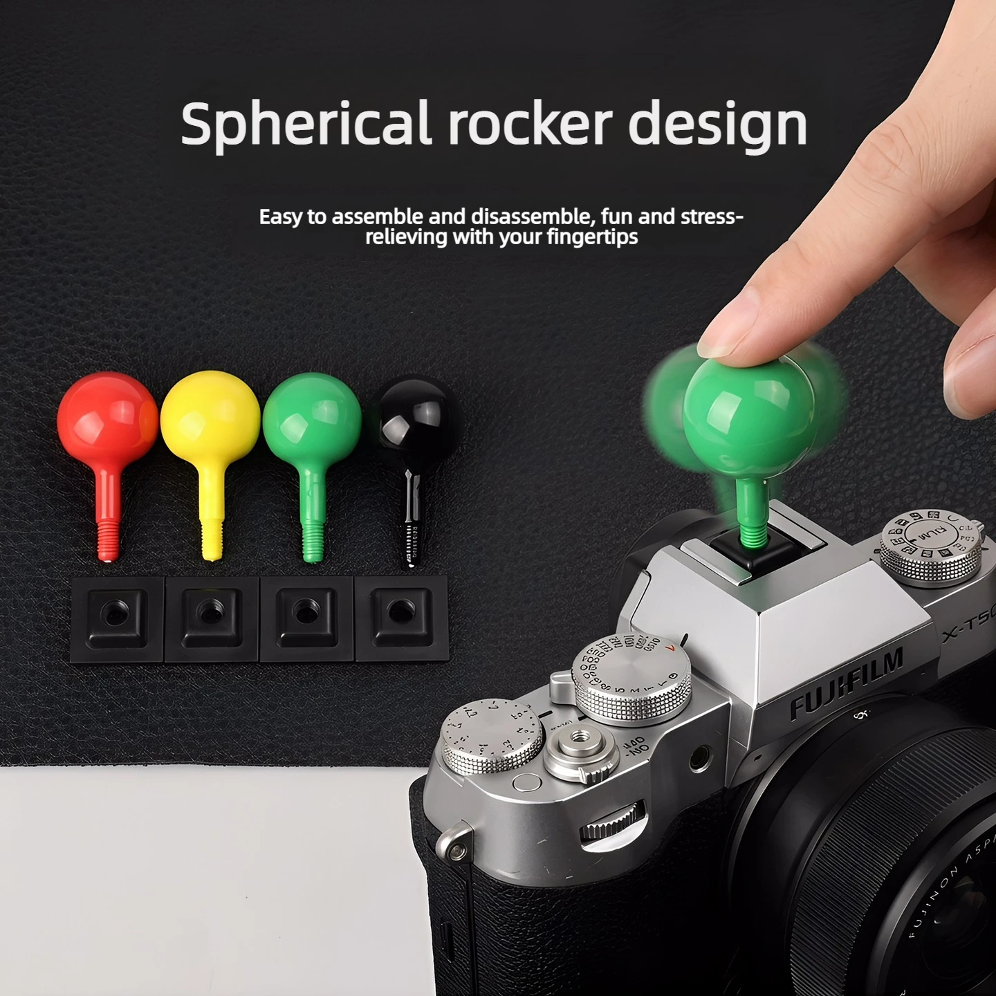 Xiaohongqiu Kamera-Blitzschuhabdeckung ist geeignet für Zubehör wie Fuji, Canon, Nikon, Sony usw. Kreatives Zubehör. Image
