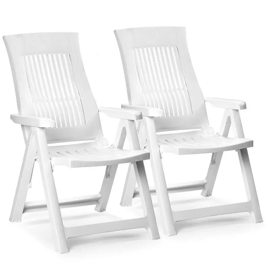 Folding Garden Lounger Chair, 5Position Reclining Outdoor Chair, WeatherResistant, Foldable amp Comfortable Seating for Garden,