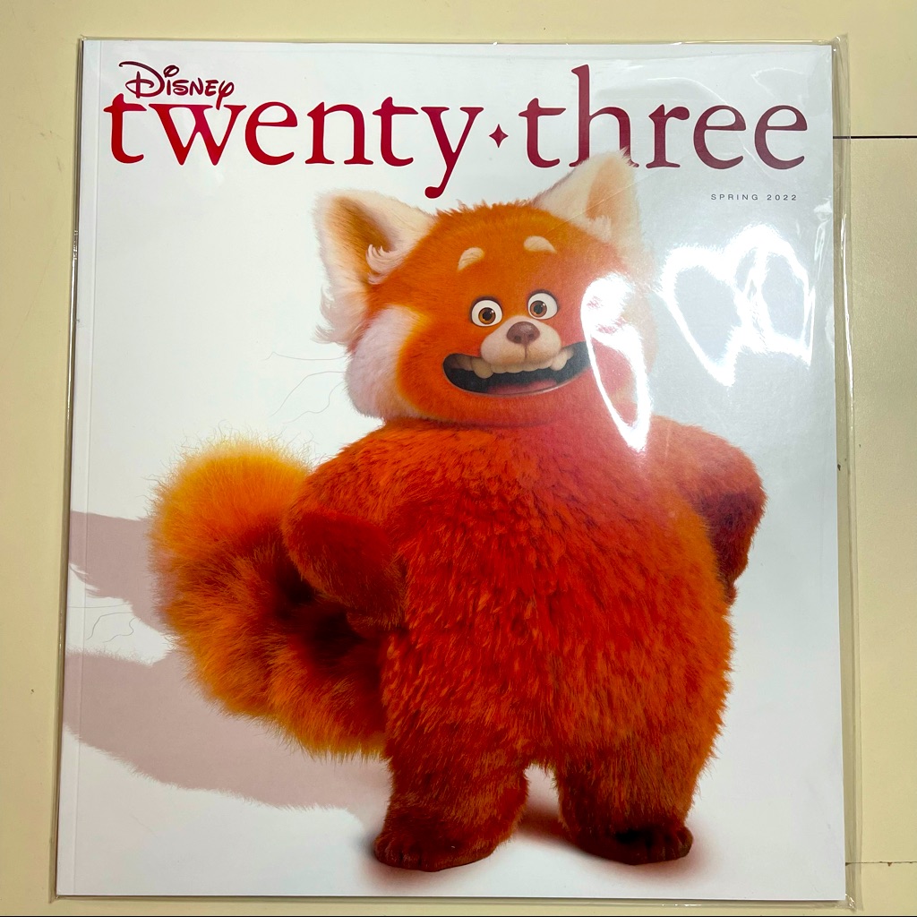 Disney Office | D23 Magazine Spring 2022 Edition Turning Red | Color: Red | Size: Os