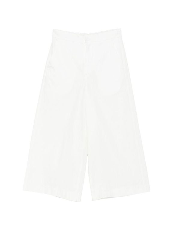 Cropped Denim Jeans - White - Loewe Jeans
