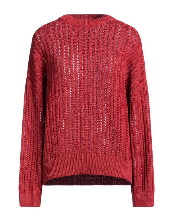 Sweater Cotton, Brass - Red - Brunello Cucinelli Knitwear