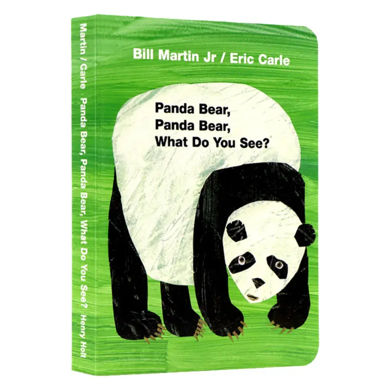 Pandabär, was siehst du? Englisches Pappbilderbuch, frühes Englischlernen für Kleinkinder, Lesebuch für den Vorschulunterricht Image