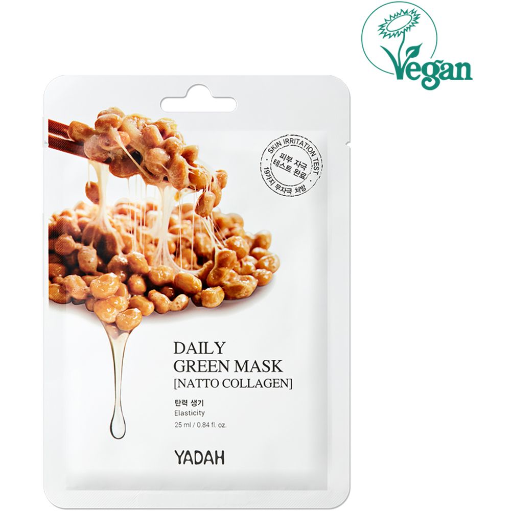 YADAH Daily Green Natto Collagen Mask 25 ml Crema giorno