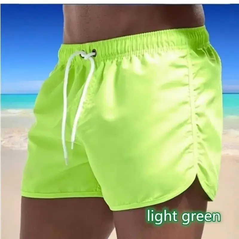 2026 Neue Sommer Herren Badeshorts Marken-Strandmode Sexy Badehose Herren Badeanzug Niedriger Bund Atmungsaktive Strandkleidung Surf Image