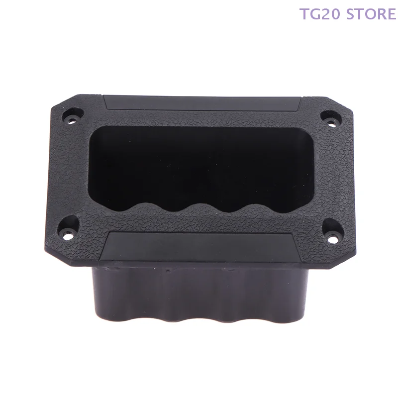 1Pc Lautsprecher Seite Griff Verstärker Lautsprecher Fall Gitarre Schwarz Kunststoff Ersatz Seite Langlebig Sound Griff Für Schränke Image