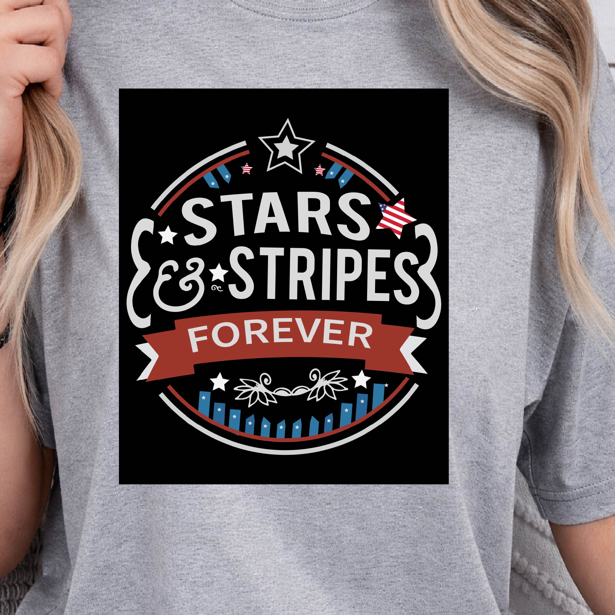4th Of July Stars And Stripes Patriotic Graphic Tee pink s t Shirt