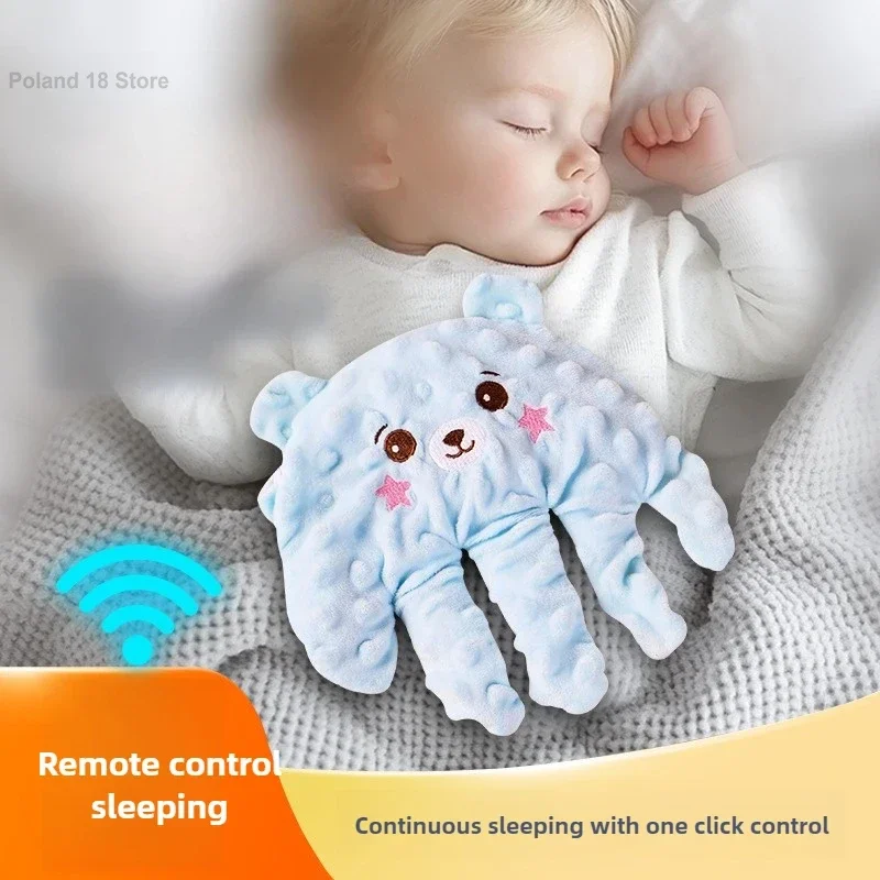 Neue Art Baby Beruhigende Palm Weiche Elektrische Baby Schlaf Palm Cartoon mit Fernbedienung Neugeborene Beruhigende Kissen Image