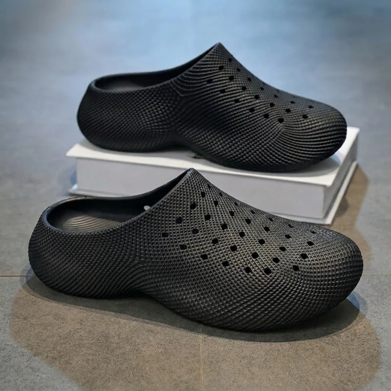 Herren Eva Clogs Atmungsaktive Slip-On-Slipper, Sommer-Leichtgewicht, Schnelltrocknend, Strand-Wasserdicht, Gartenschuhe, Outdoor-Wanderschuhe