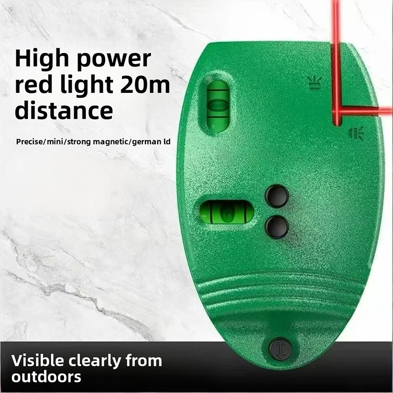 Hochpräzises Selbstnivellierendes Rotes Laser-Messgerät für Wandfliesen-Konstruktion 90 ° Laser-Nivelliergerät mit Infrarot-Linienmarkierung Image