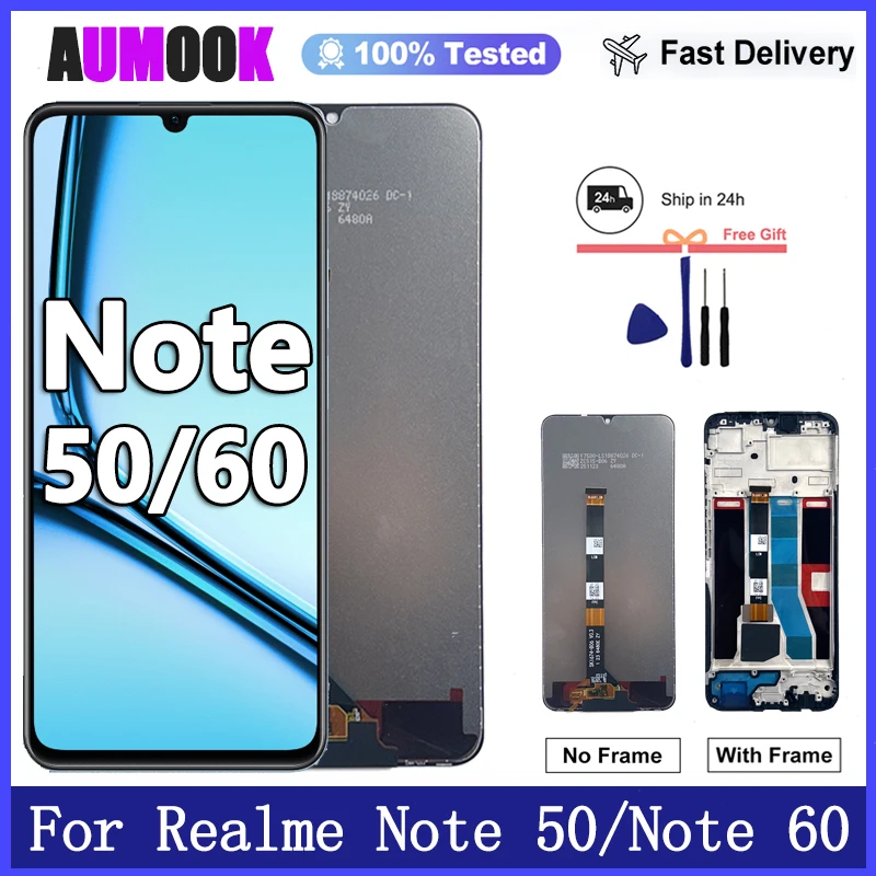 Neues Display für Realme Note 50 RMX3834 LCD-Display Touchscreen-Einheit für Realme Note 60 RMX3933 LCD-Display Ersatzteil Image