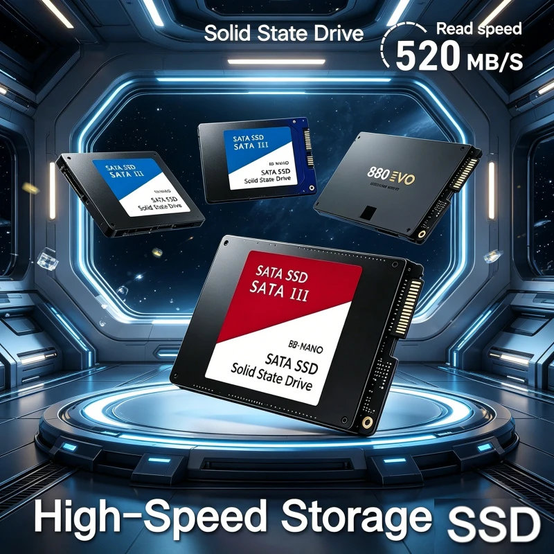 Original USB 3.1 Tragbare SSD Externe Solid-State-Festplatte für Mac PC, Hochgeschwindigkeits-Speicher 560MB/s Ultra Slim 2,5 Zoll. Image